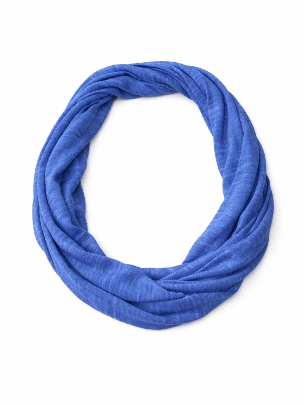 new york & company blue and white striped y2k infinity scarf